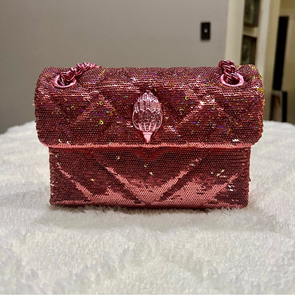 Kurt Geiger Mini Pink Sequin Kensington